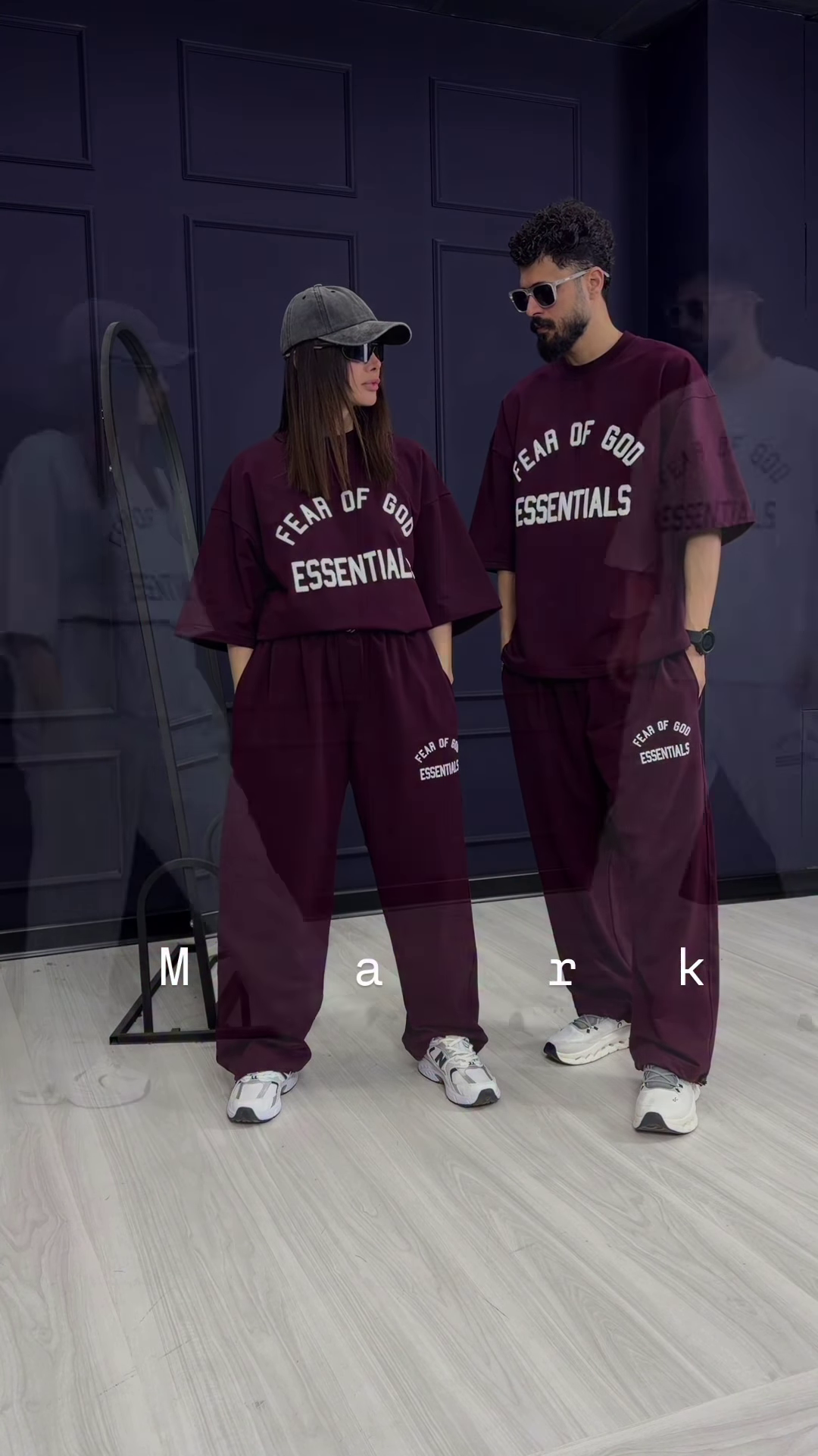 Fear of God Essentials Unisex Co-Ord Set | Oversized T-Shirt & Jogger Set for Men & Women | Premium Streetwear Outfit in Multiple Colours
