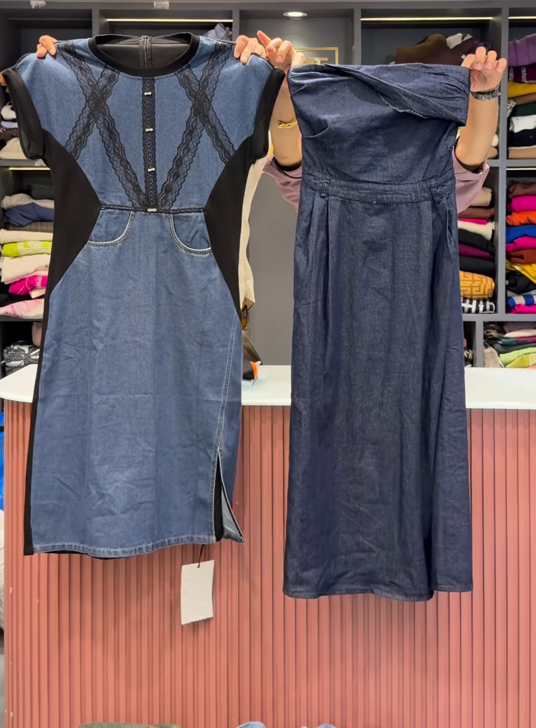 Women’s Trendy Denim Dress Collection – Midi & Bodycon Dresses for Women | Stylish Casual & Party Wear | Different Unique Designs - Image 4